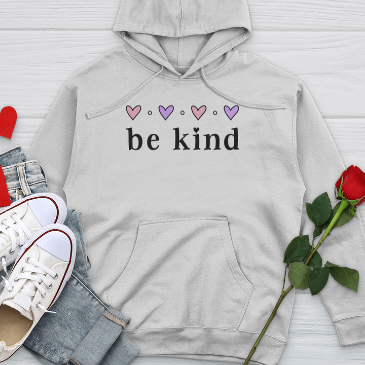 Little Pink Hearts Midweight Hooded Sweatshirt