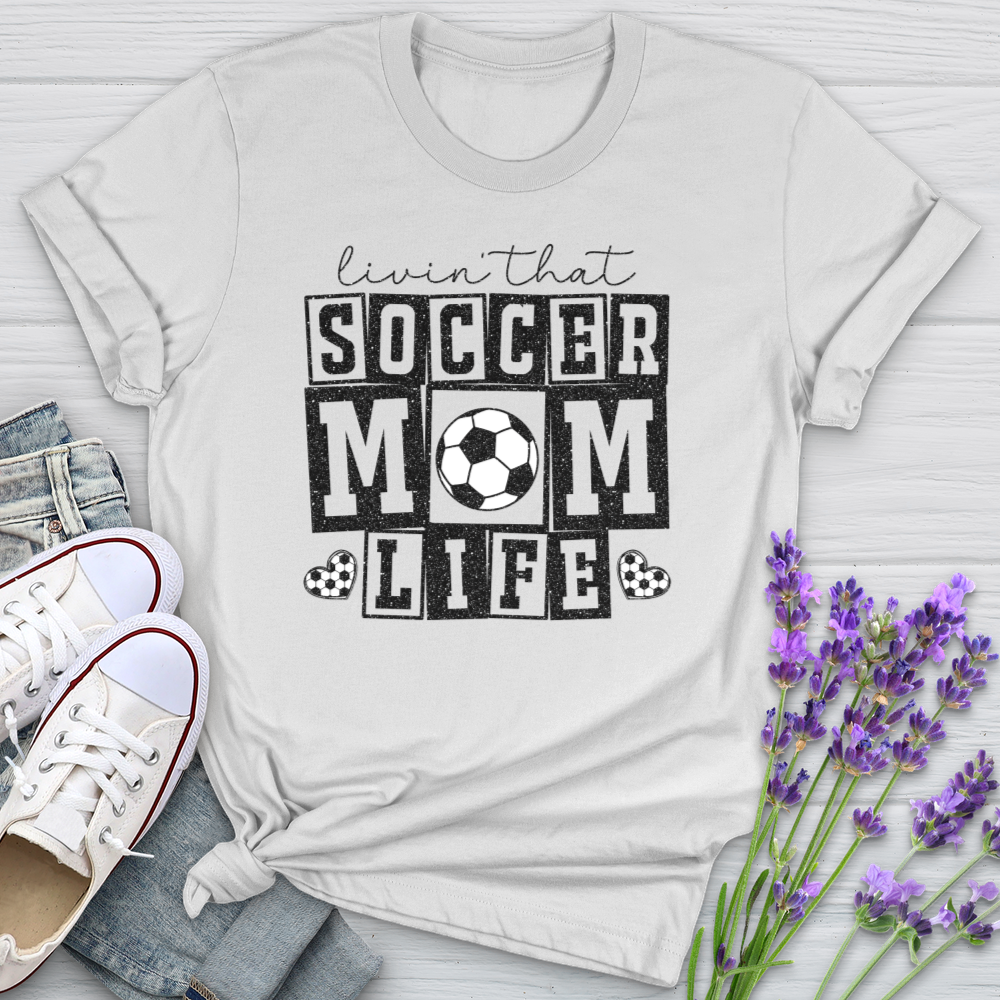 Livin That Soccer Mom Life Softstyle Tee