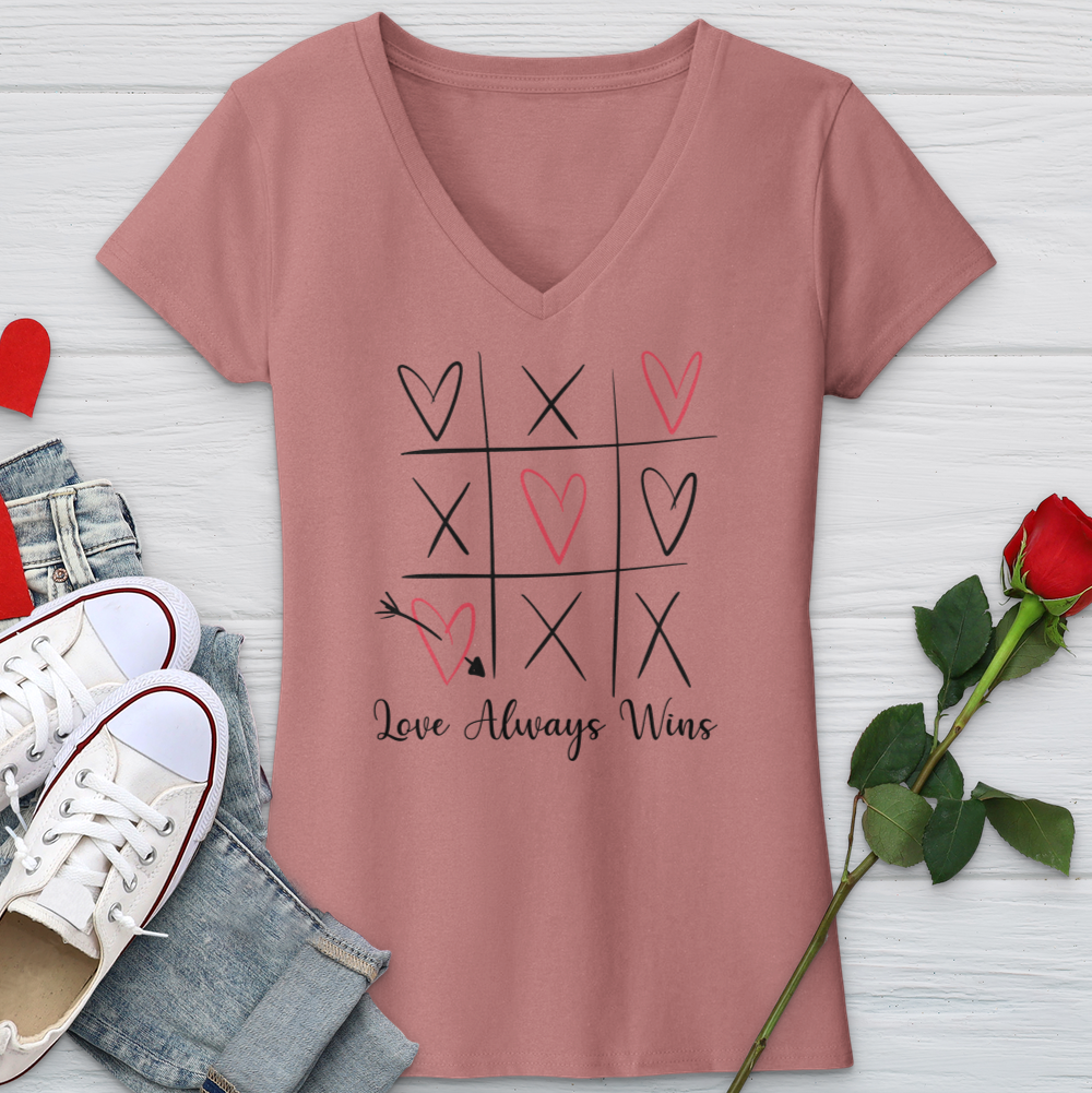 Love Always Wins Sketch V-Neck Tee