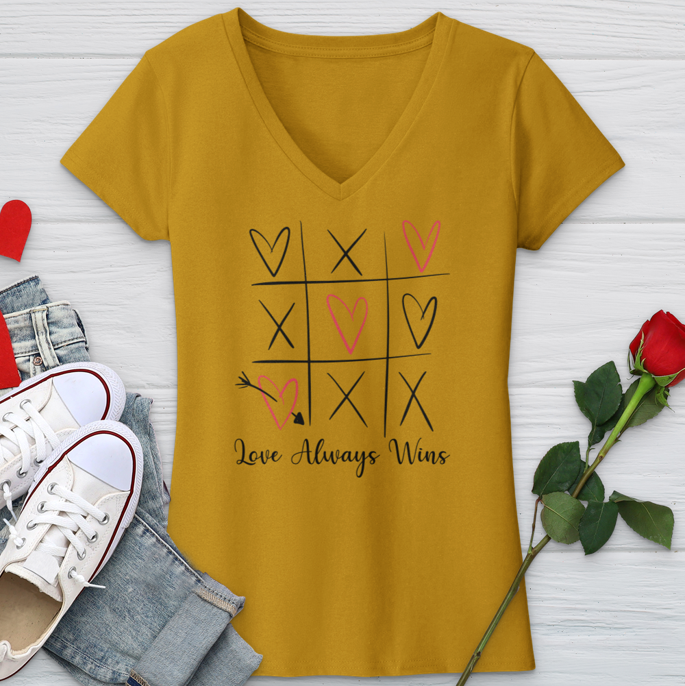 Love Always Wins Sketch V-Neck Tee