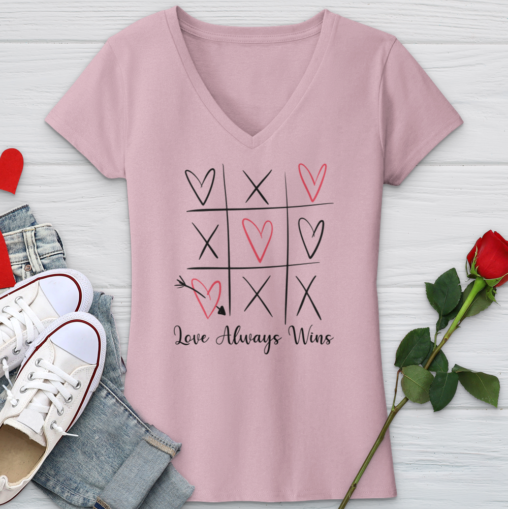 Love Always Wins Sketch V-Neck Tee