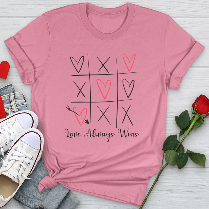 Love Always Wins X's & O's Softstyle Tee