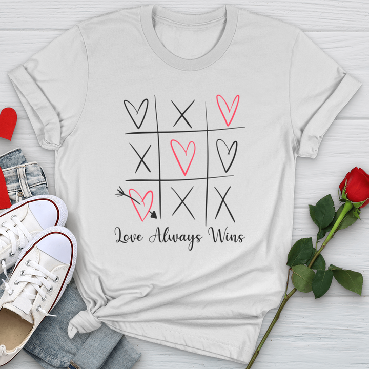 Love Always Wins X's & O's Softstyle Tee