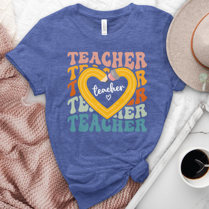 Love For Teaching  Heathered Tee