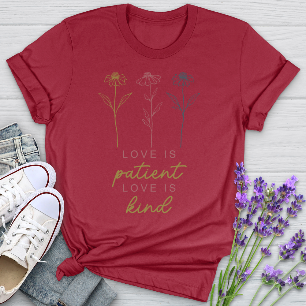 Love Is Floating Flowers Softstyle Tee