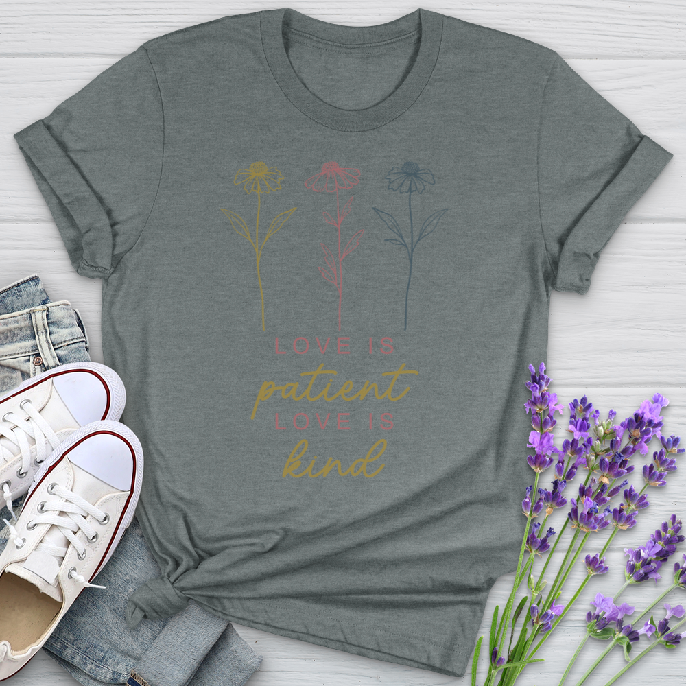 Love Is Floating Flowers Softstyle Tee