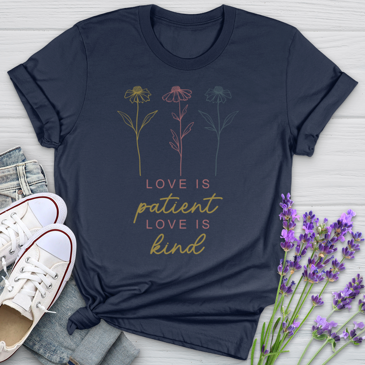 Love Is Floating Flowers Softstyle Tee