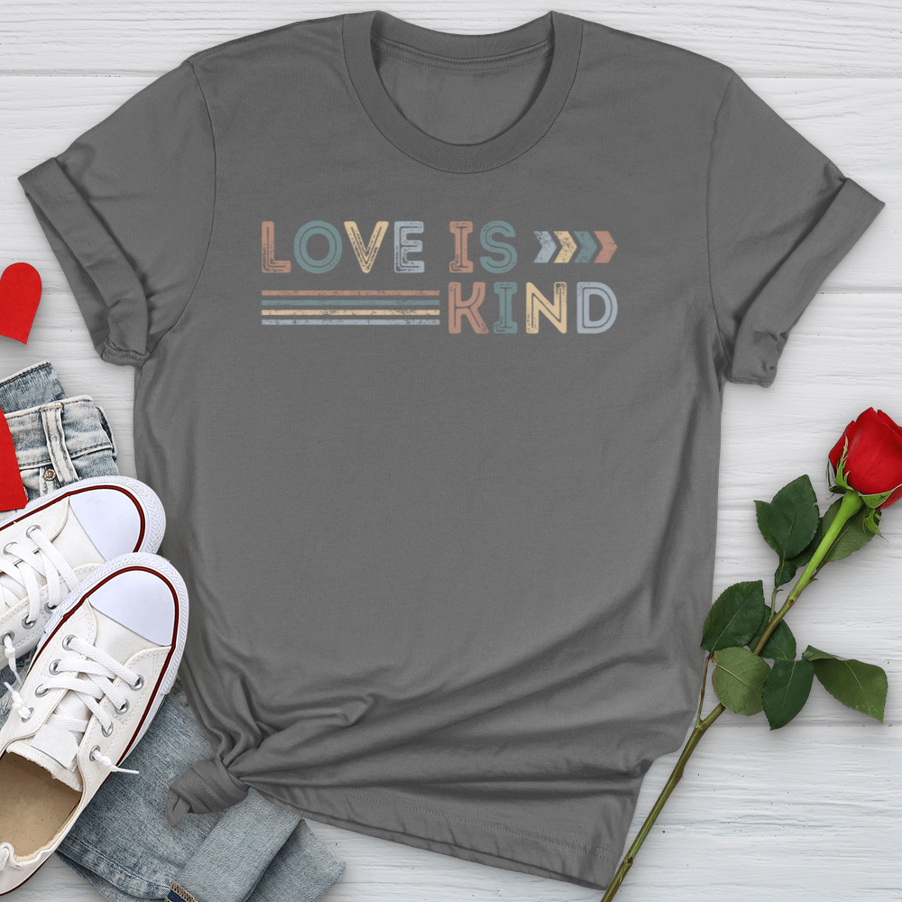 Love Is Kind Retro Softstyle Tee