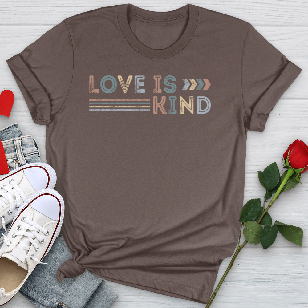 Love Is Kind Retro Softstyle Tee