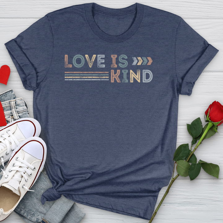 Love Is Kind Retro Softstyle Tee