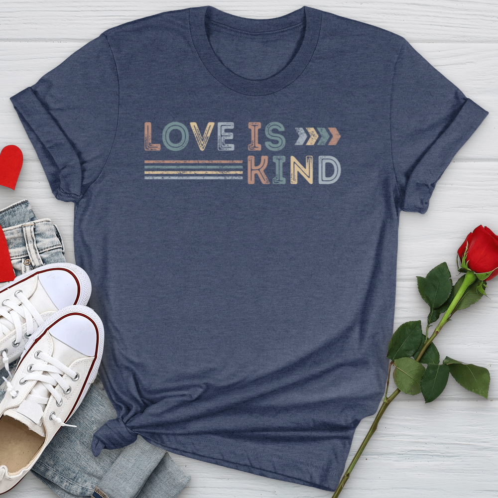 Love Is Kind Retro Softstyle Tee