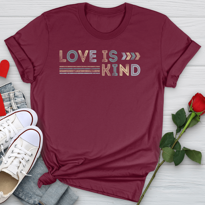 Love Is Kind Retro Softstyle Tee