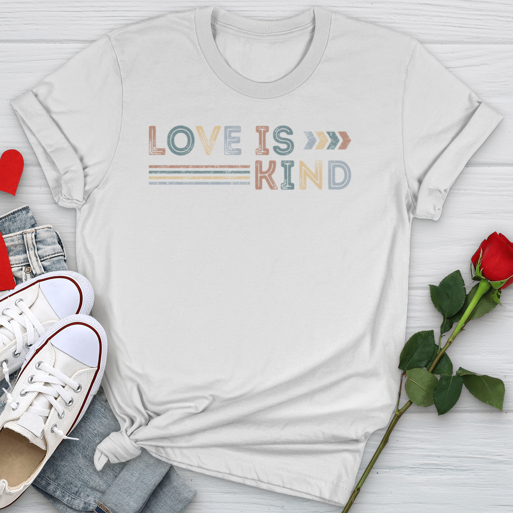 Love Is Kind Retro Softstyle Tee