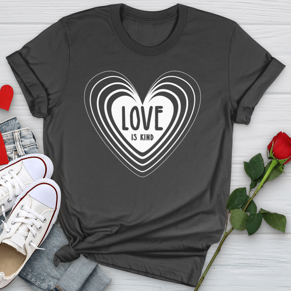 Love Is Kind White Heart Softstyle Tee