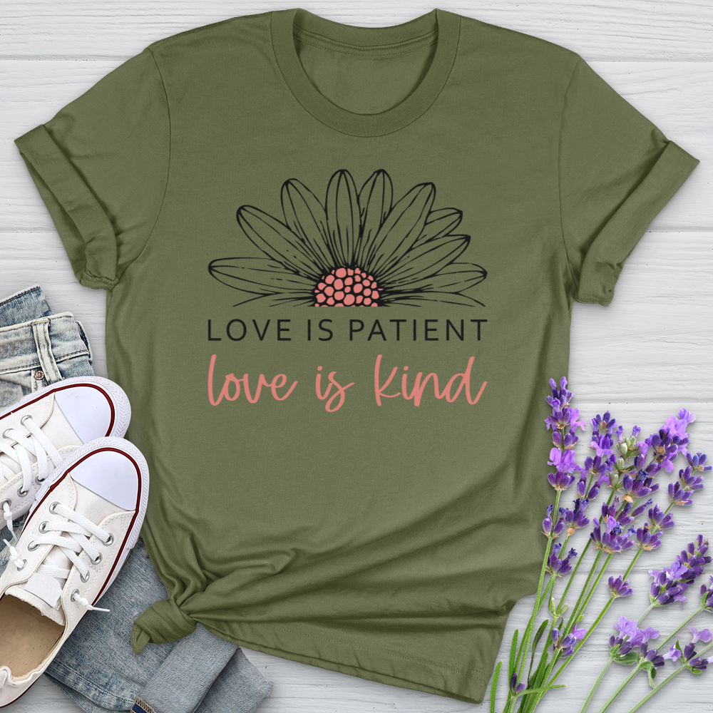 Love Is Patient Blossom Softstyle Tee