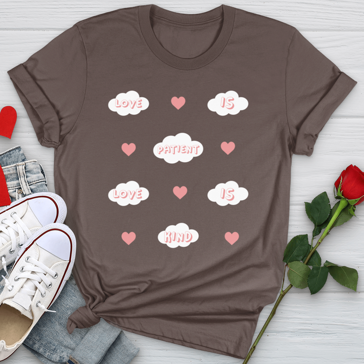 Love Is Patient Clouds Softstyle Tee