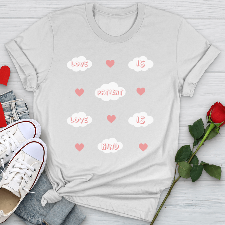 Love Is Patient Clouds Softstyle Tee