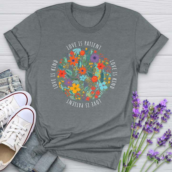 Love Is Patient Garden Softstyle Tee