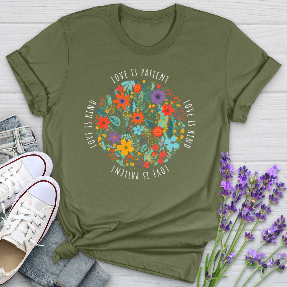 Love Is Patient Garden Softstyle Tee