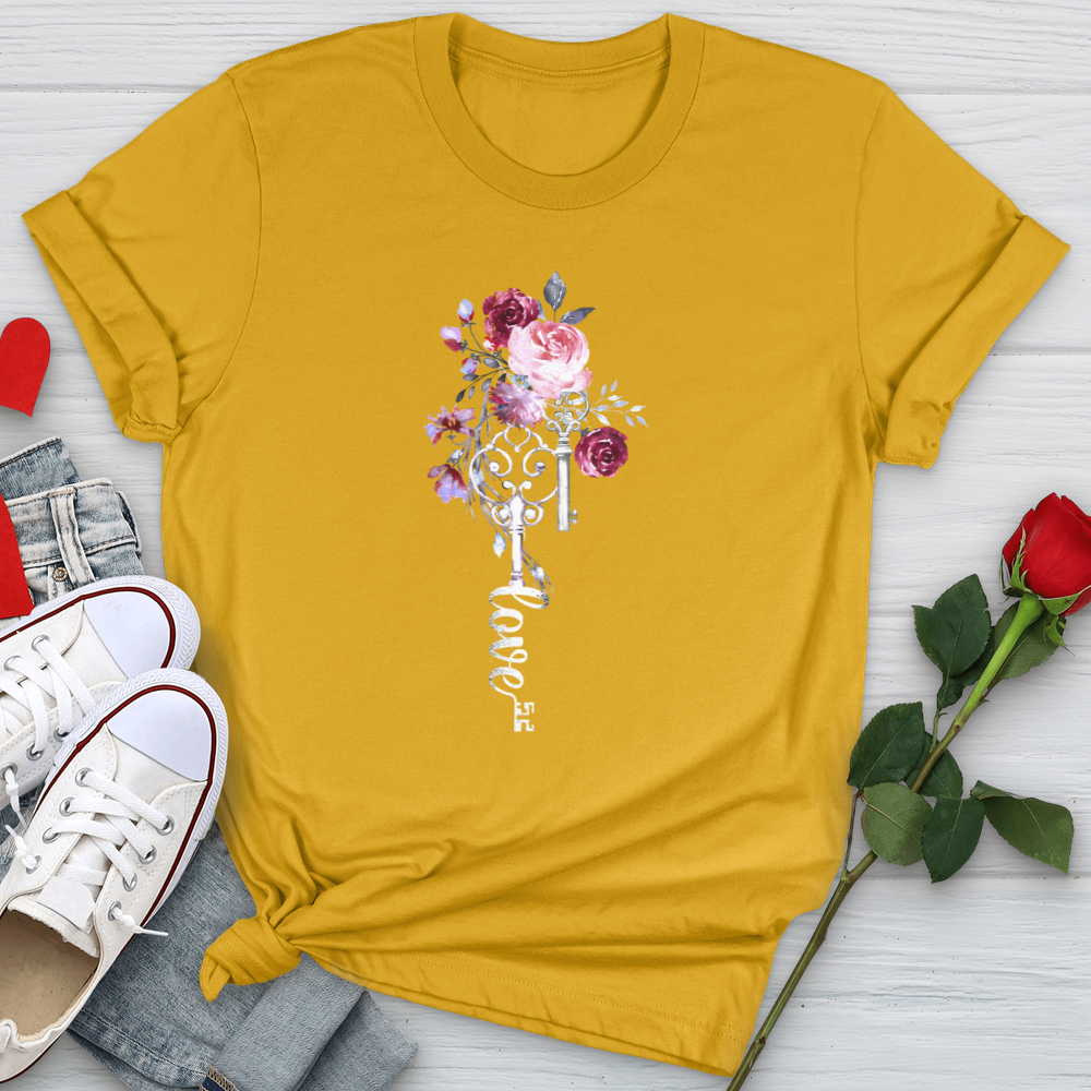 Love Is The Key Softstyle Tee