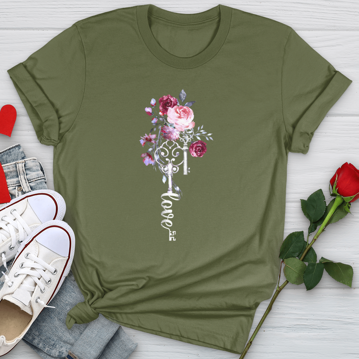 Love Is The Key Softstyle Tee