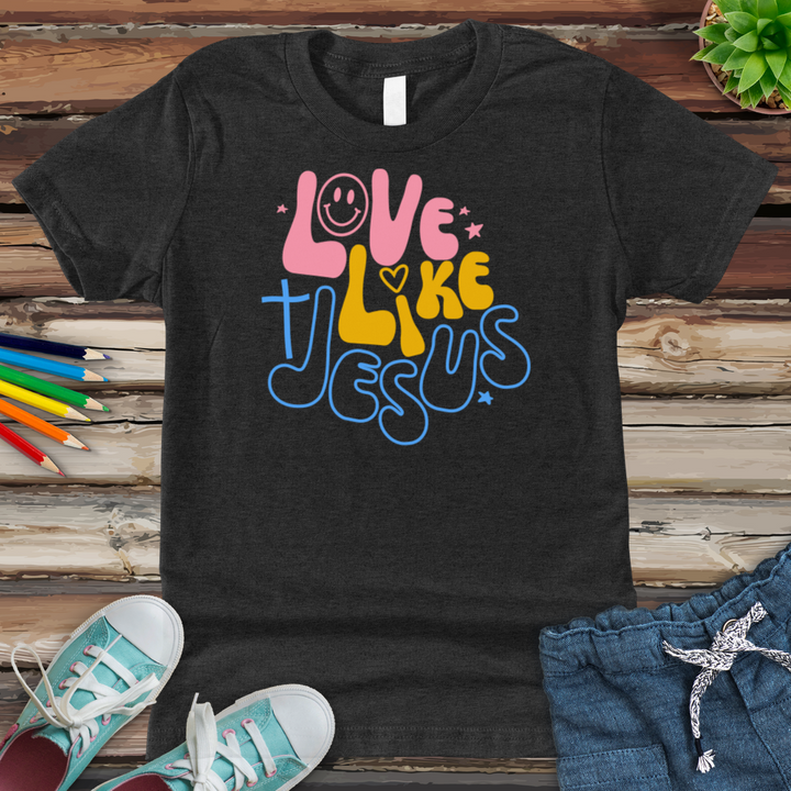 Love Like Jesus Youth Heathered Tee