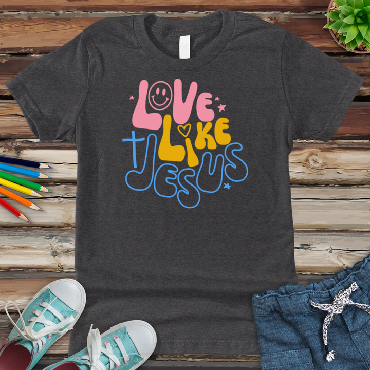 Love Like Jesus Youth Heathered Tee