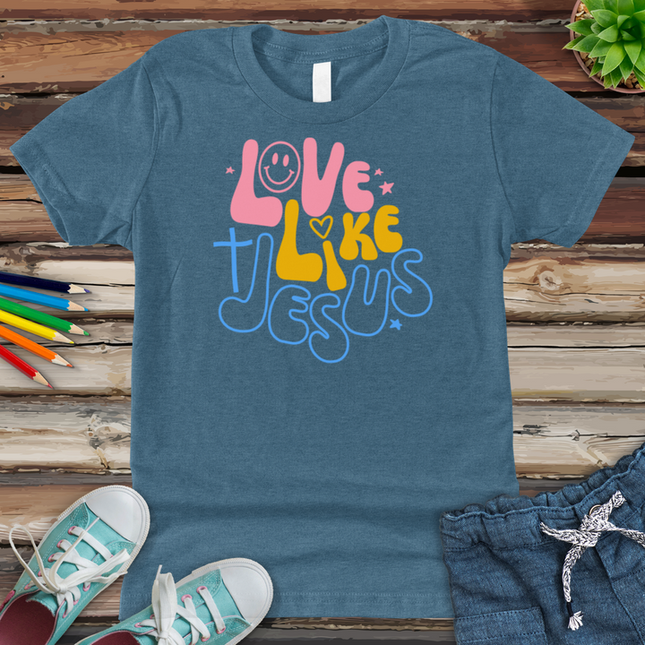 Love Like Jesus Youth Heathered Tee