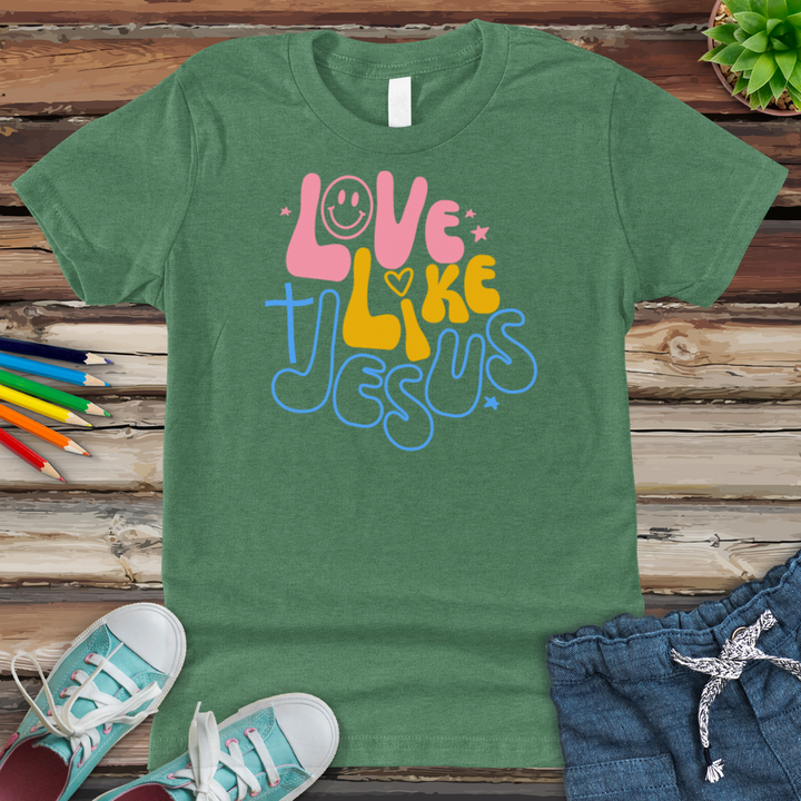 Love Like Jesus Youth Heathered Tee