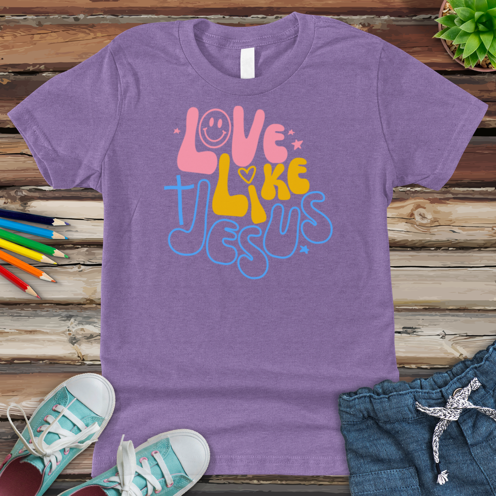 Love Like Jesus Youth Heathered Tee