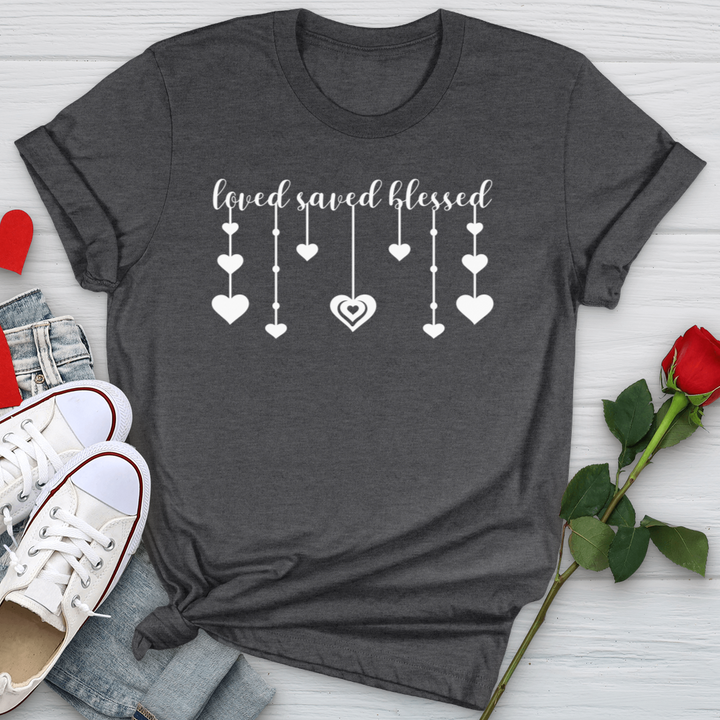 Love Saved Blessed Softstyle Tee