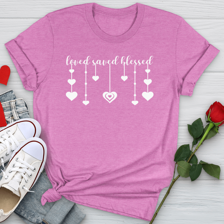 Love Saved Blessed Softstyle Tee