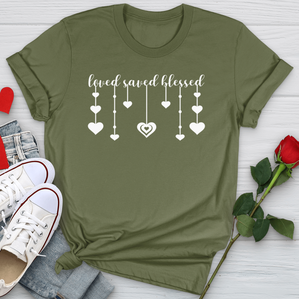 Love Saved Blessed Softstyle Tee