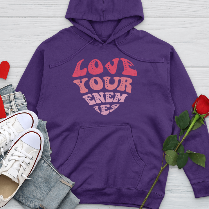 Love Your Enemies Midweight Hooded Sweatshirt