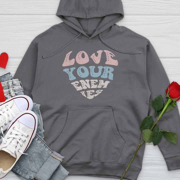 Love Your Enemies Sherbert Midweight Hooded Sweatshirt