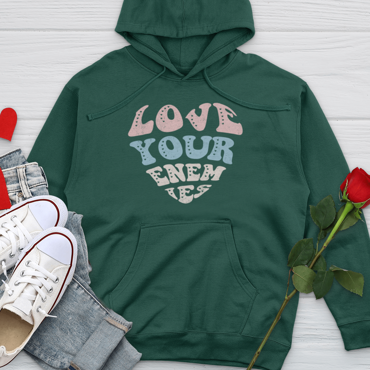 Love Your Enemies Sherbert Midweight Hooded Sweatshirt