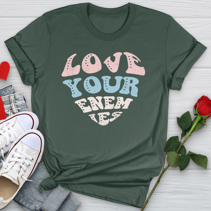 Love Your Enemies Sherbert Softstyle Tee