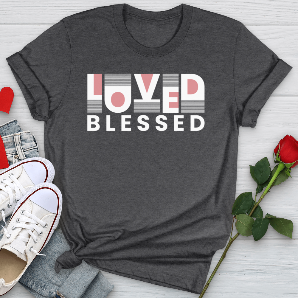 Loved Blessed Softstyle Tee