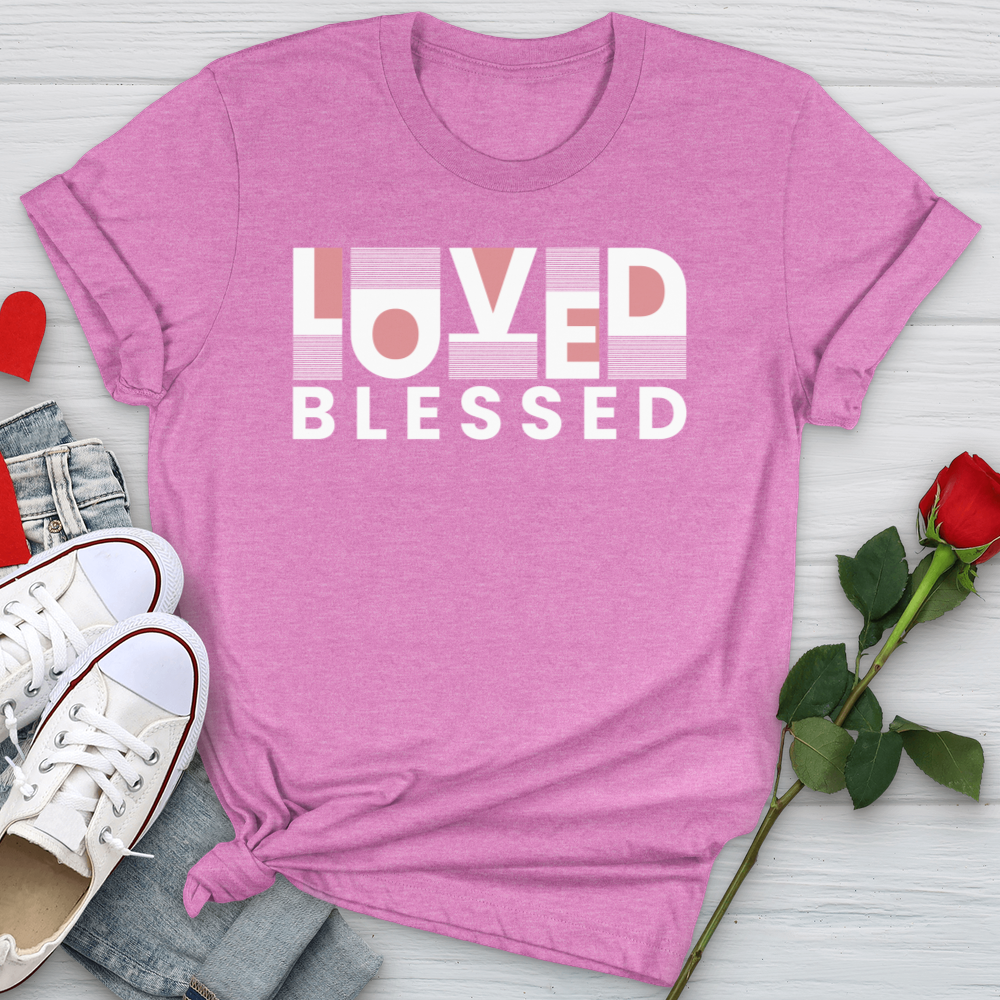 Loved Blessed Softstyle Tee