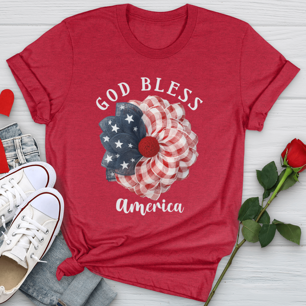 Loved and Blessed Letters Softstyle Tee