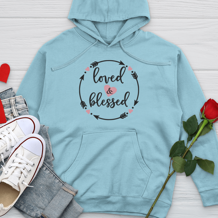 Loves & Blessed Midweight Hooded Sweatshirt