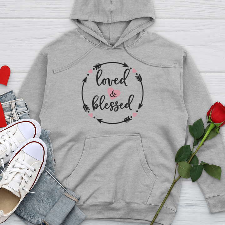 Loves & Blessed Midweight Hooded Sweatshirt