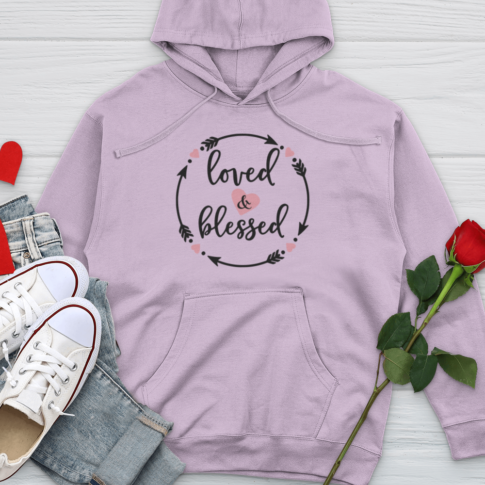 Loves & Blessed Midweight Hooded Sweatshirt