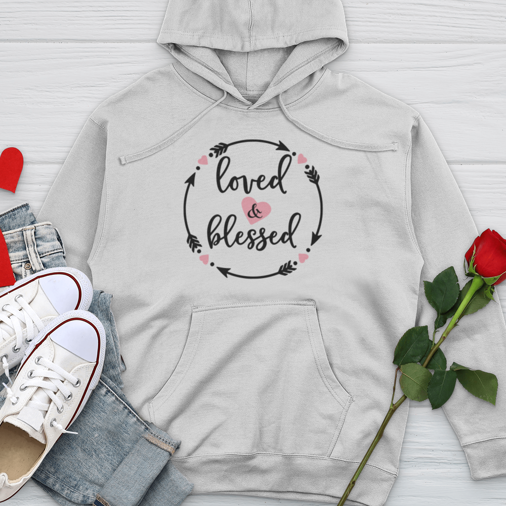 Loves & Blessed Midweight Hooded Sweatshirt