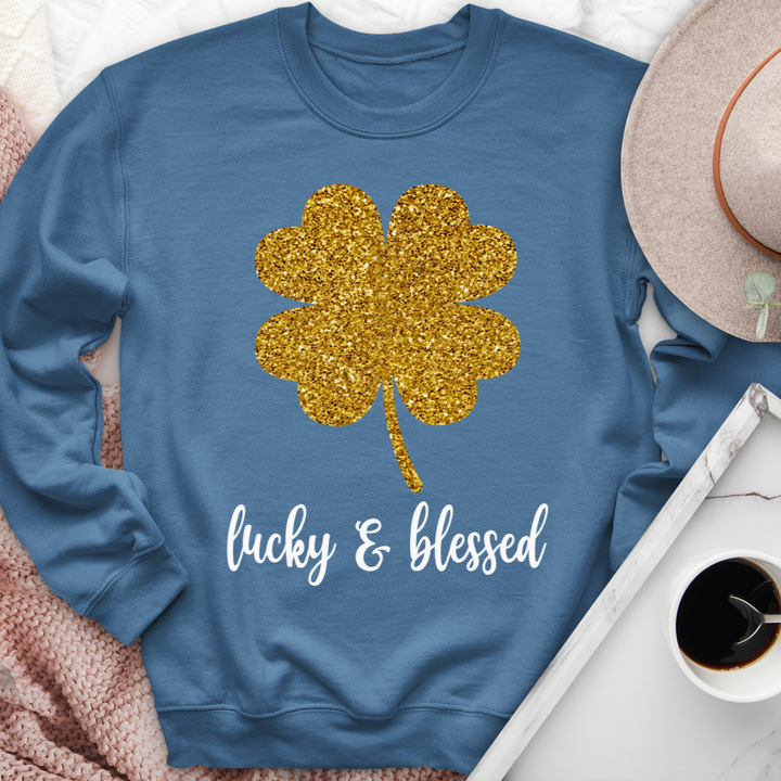 Lucky & Blessed St. Patrick's Day Crewneck