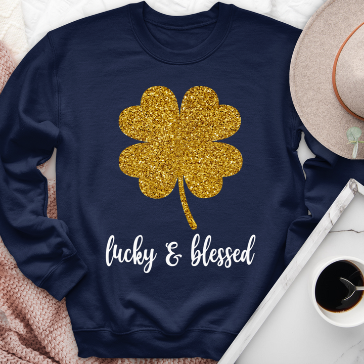 Lucky & Blessed St. Patrick's Day Crewneck