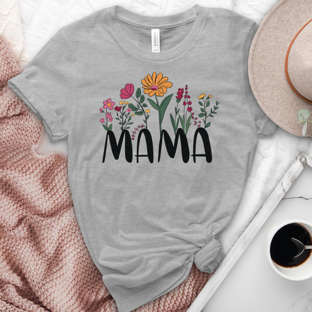 MAMA 02 Heathered Tee