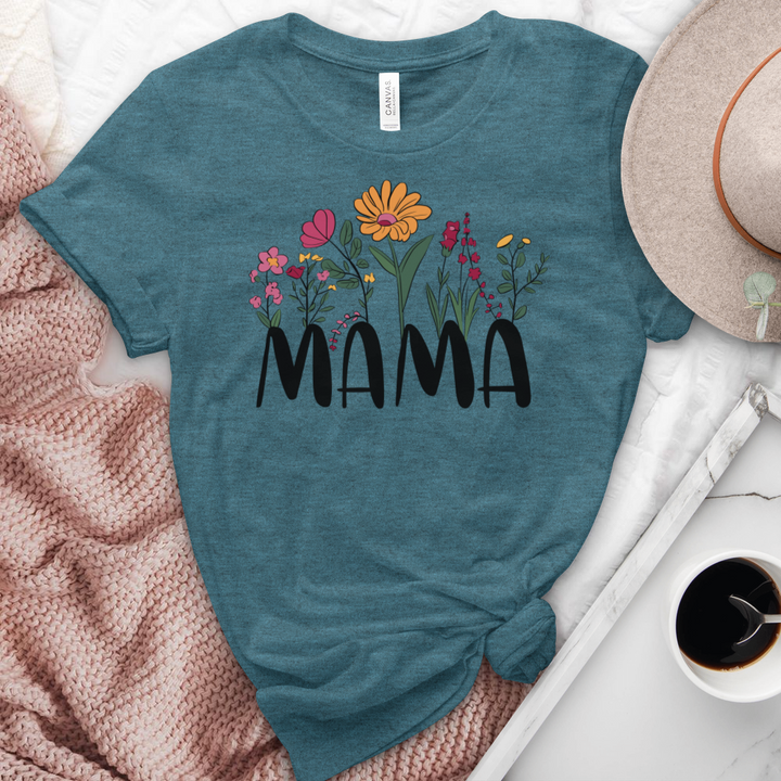 MAMA 02 Heathered Tee