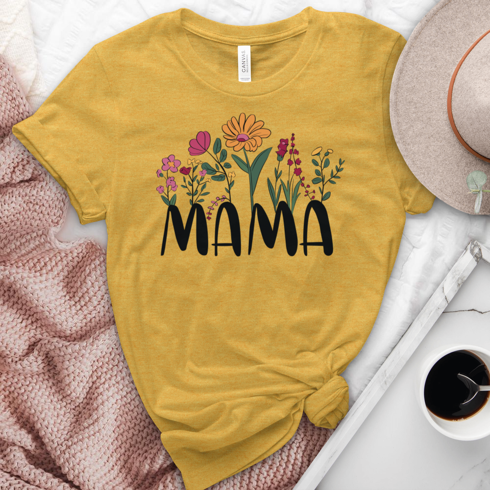 MAMA 02 Heathered Tee