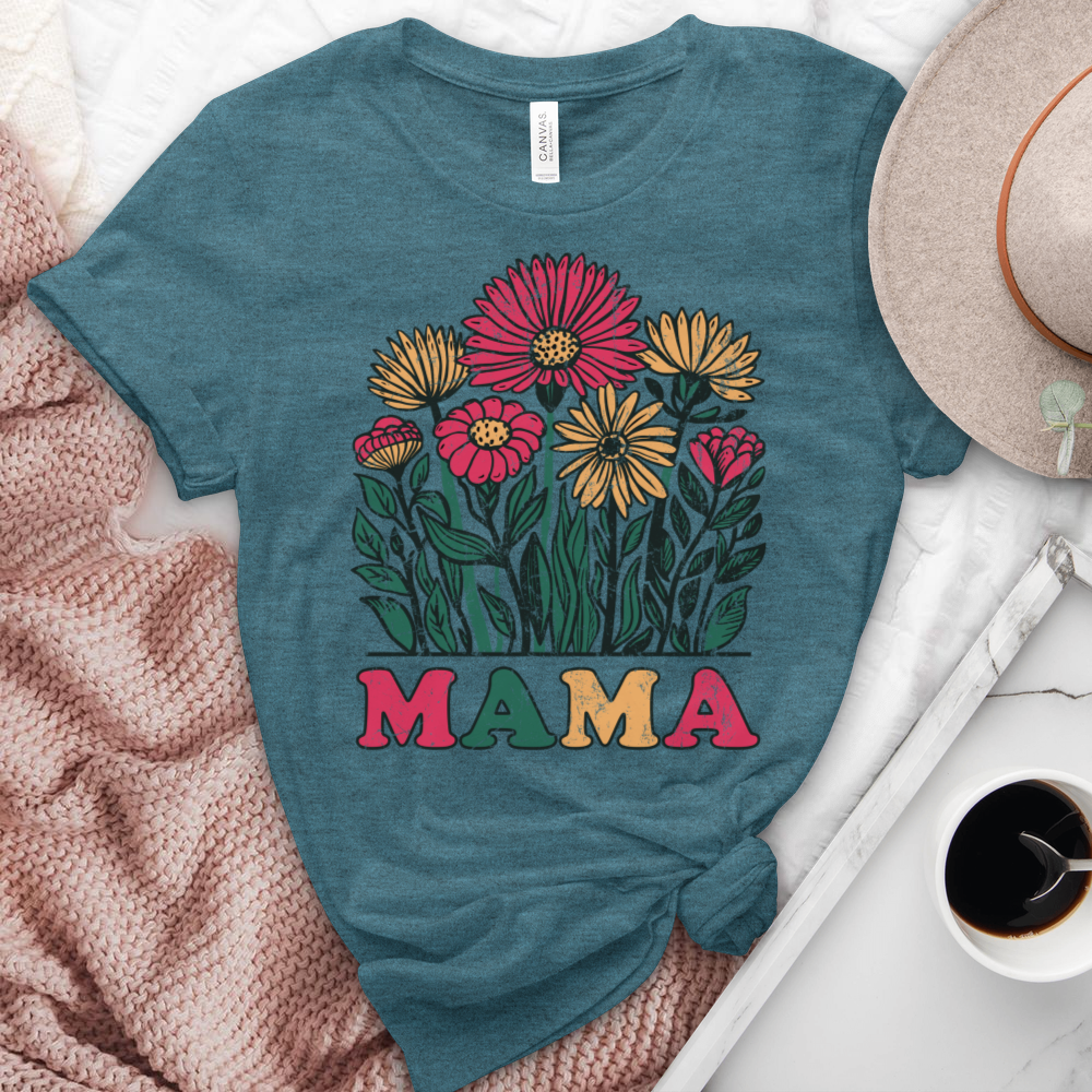 MAMA Heathered Tee